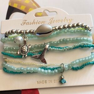 Boutique Stretch Bracelets. Set of 9. NWOT